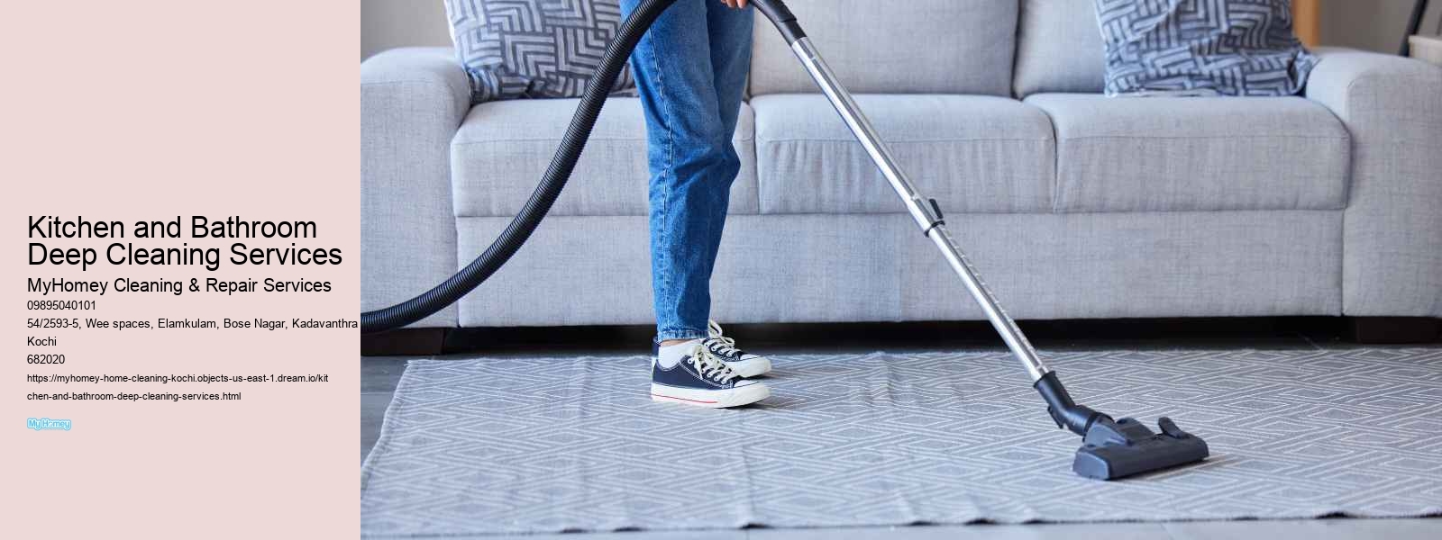 Kitchen and Bathroom Deep Cleaning Services